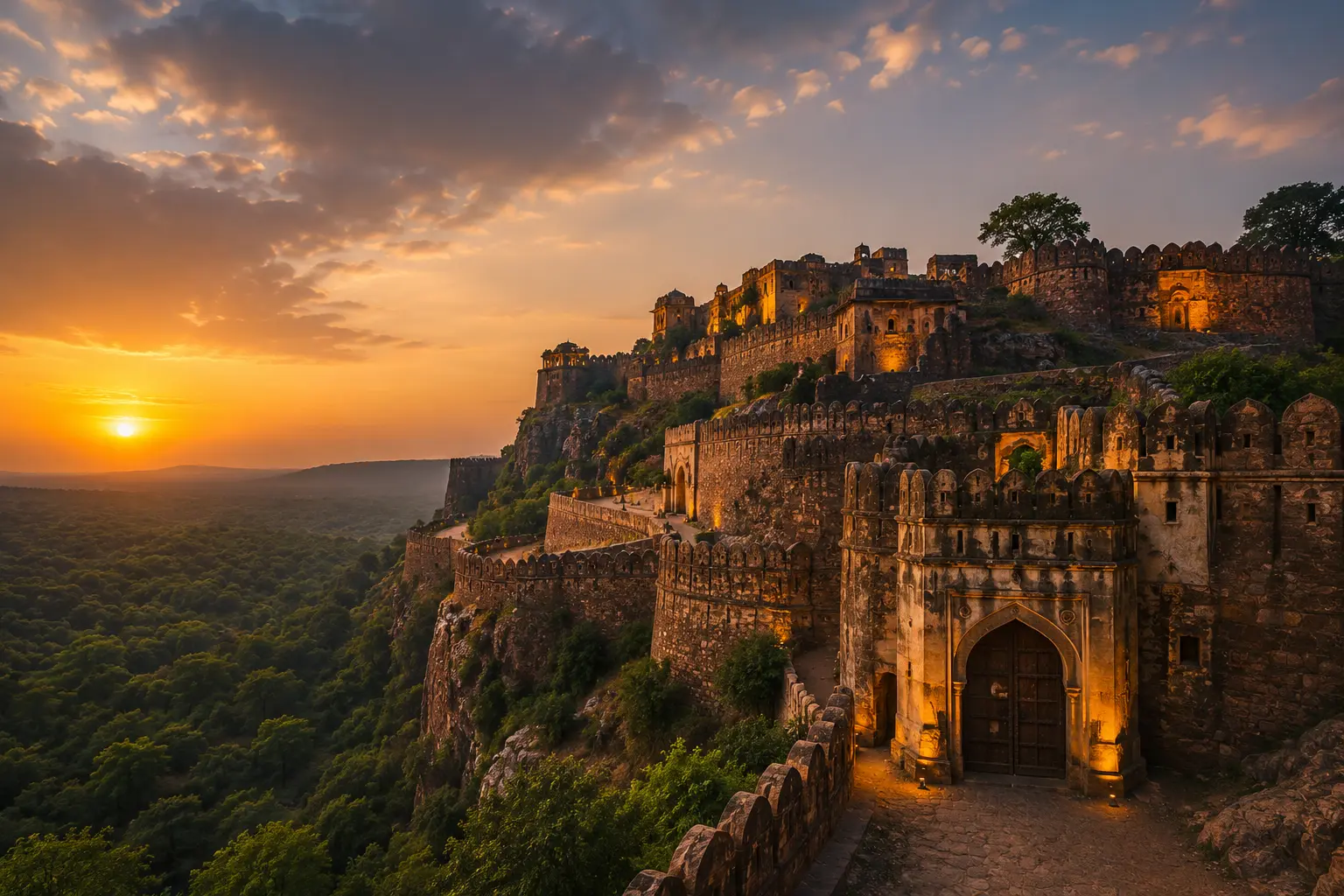 Ranthambore Fort ancient walls