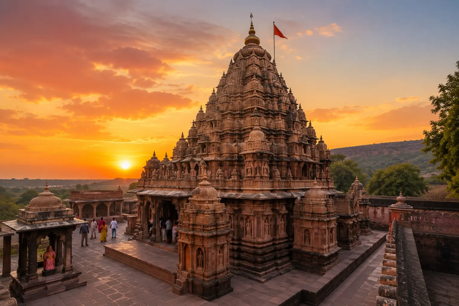 Ghushmeshwar Temple architecture