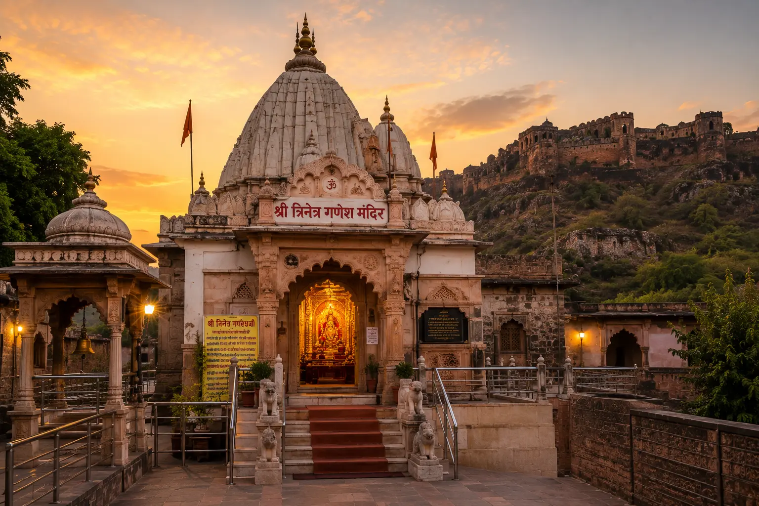 Trinetra Ganesh Temple inside Ranthambore Fort