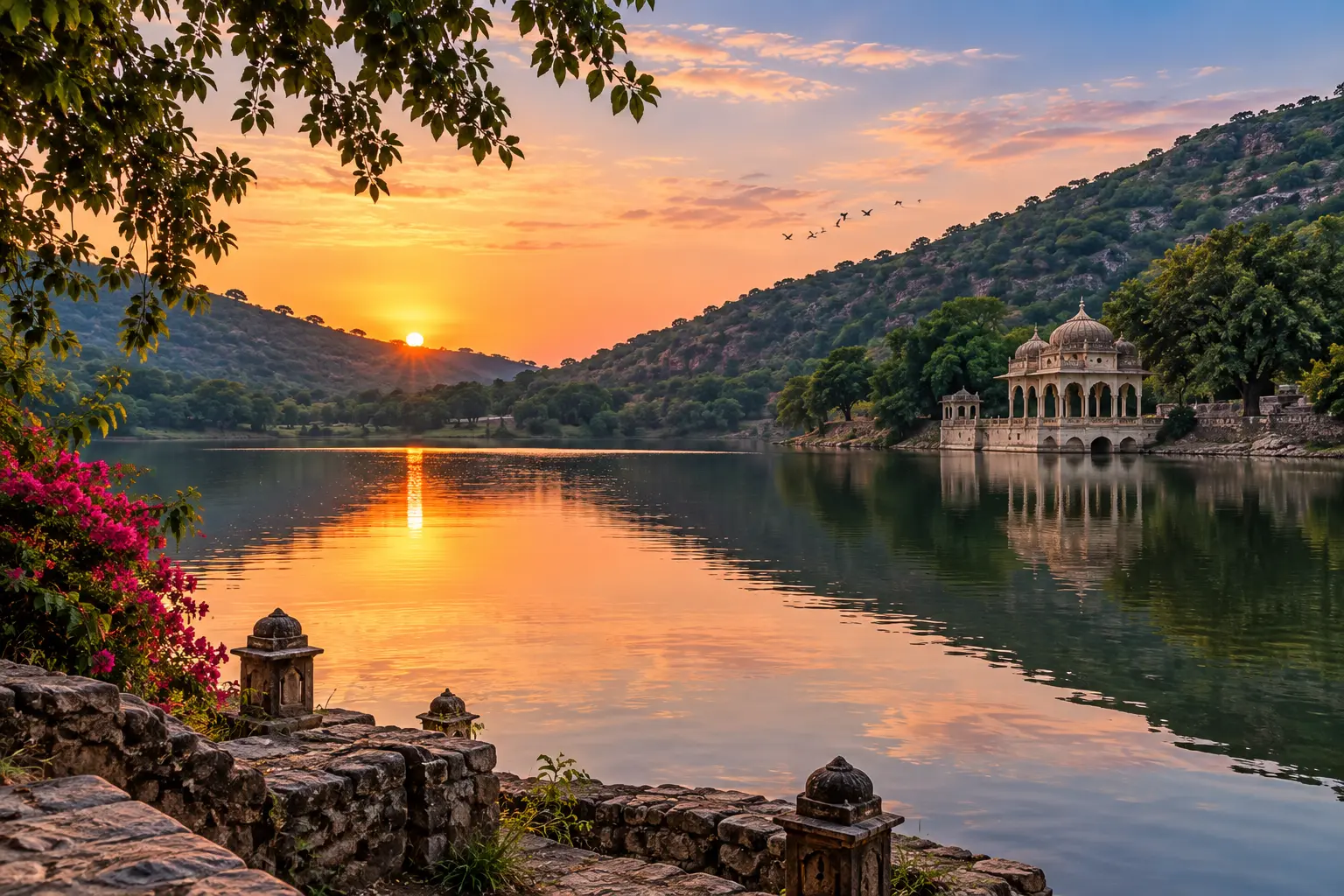 Surwal Lake bird watching near Ranthambore